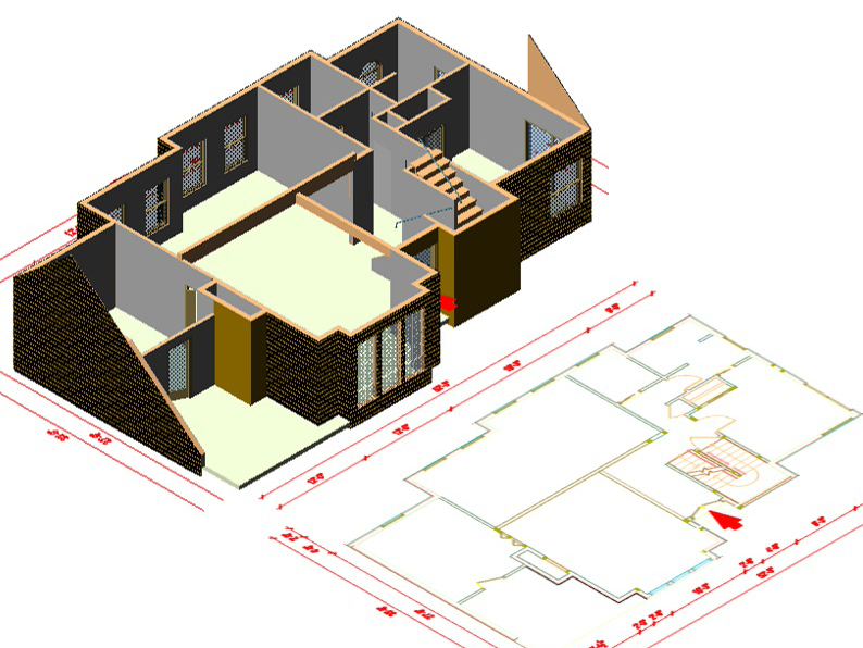 progecad professional thiet ke kien truc 2d 3d