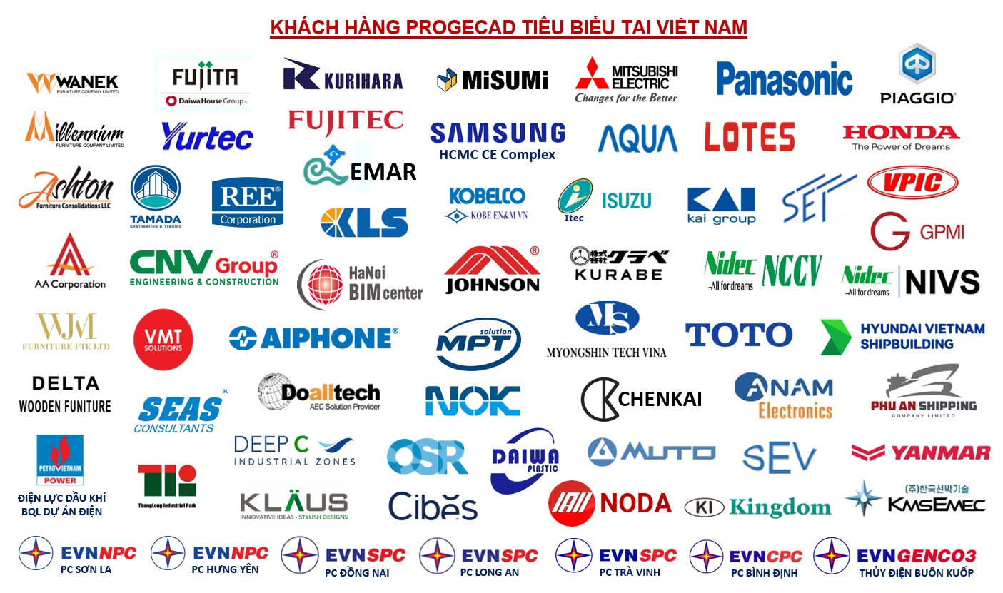 khach hang progecad tai viet nam 25v2