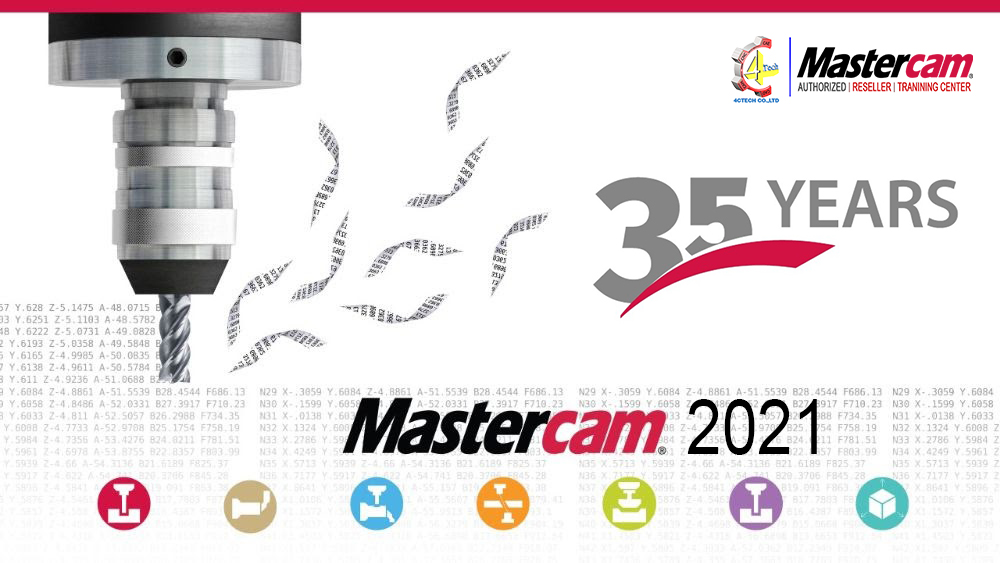 MasterCAM 2021 35 YEAR 01