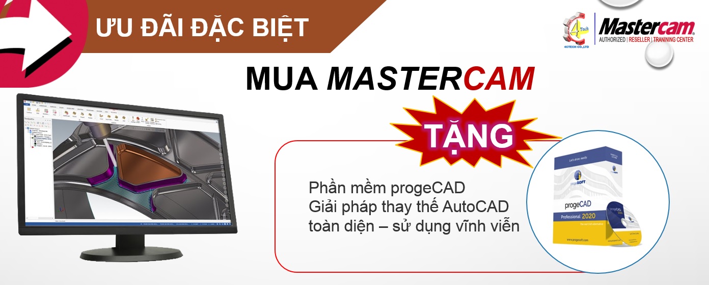 Mua mastercam tang progecad
