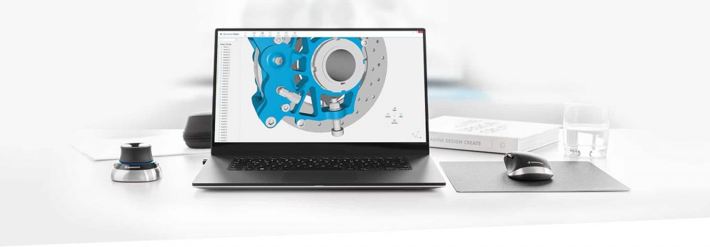 chuot 3d spacemouse wireless kit 2 head desk