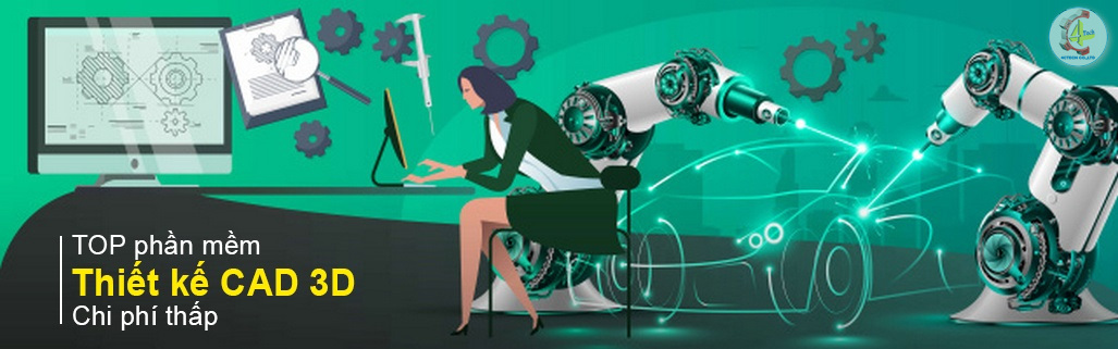 top phan mem thiet ke cad 3d chi phi thap
