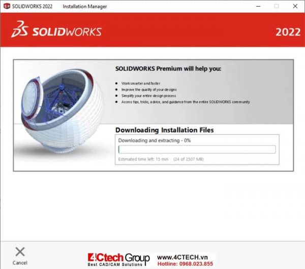 Download Solidworks 2022 Full - Hướng dẫn cài đặt chi tiết