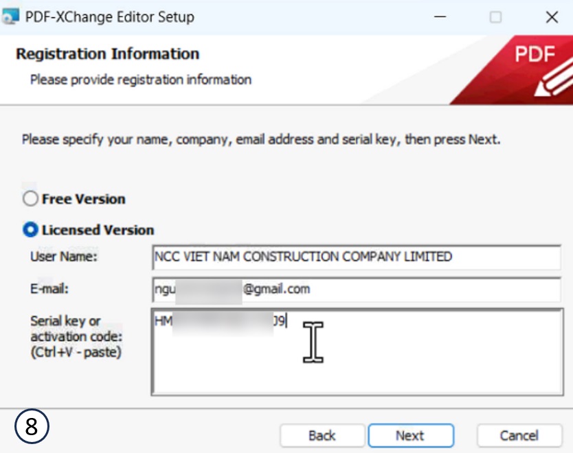 huong dan cai dat phan mem doc va chinh sua file pdf xchange 8