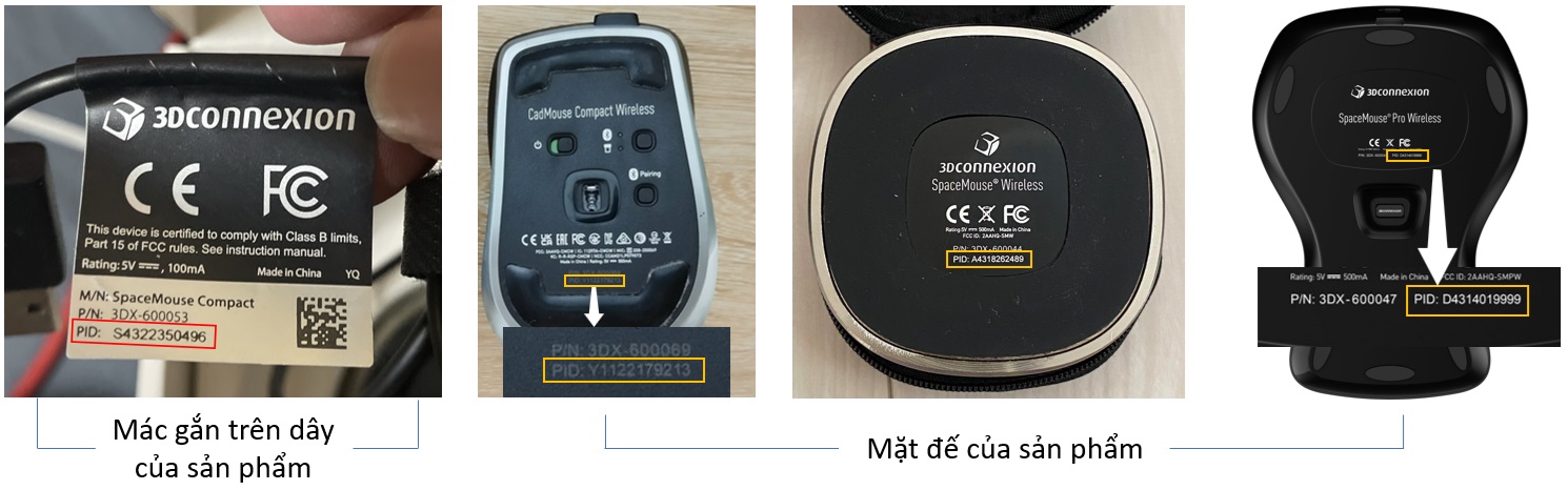 Thông tin Bảo hành Chuột 3Dconnexion 3 pid bao hanh chuot 3dconnexion tai viet nam