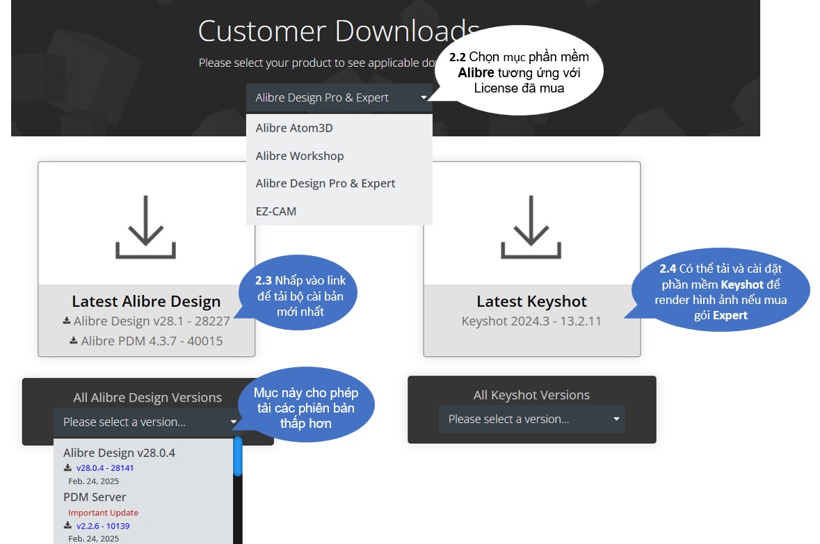huong dan cai dat phan mem alibre design ban quyen 1
