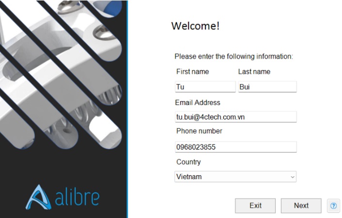 huong dan cai dat phan mem alibre design ban quyen 13