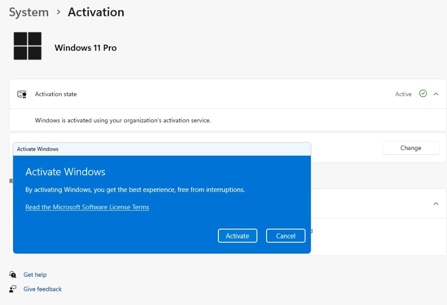 huong dan kich hoat key windows 11 va kiem tra win ban quyen 0